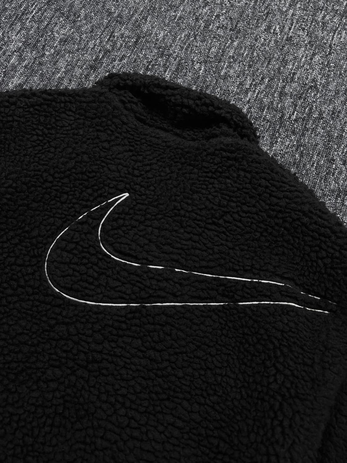 나이키 스우시 블랙 플리스 자켓 상품이미지6