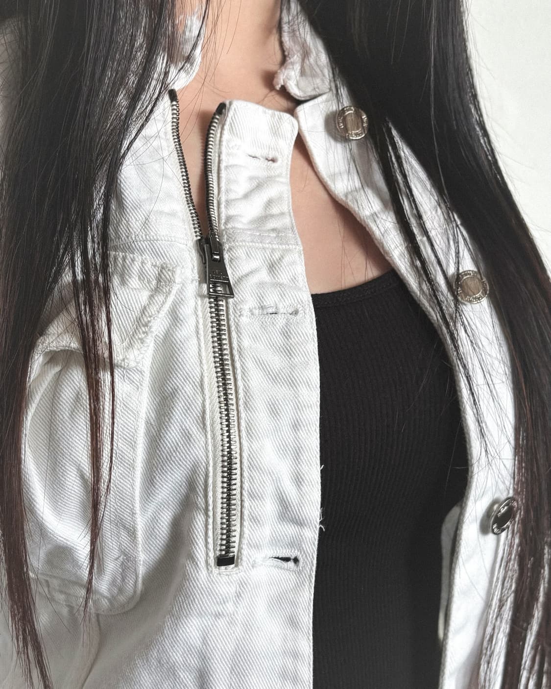 닐바렛 프리슈렁크 크롭컷 데님 트러커자켓 상품이미지3