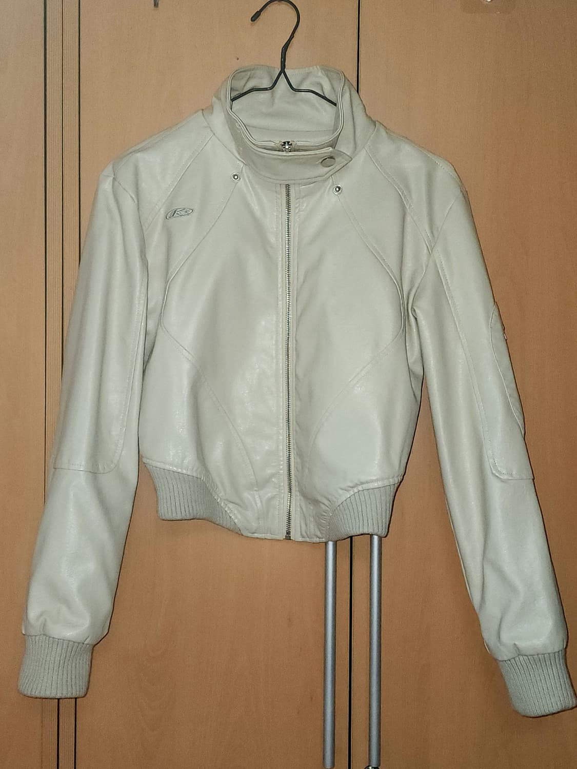 Kashiko 카시코 st 포 레더 바이커 자켓 아이보리 상품이미지1