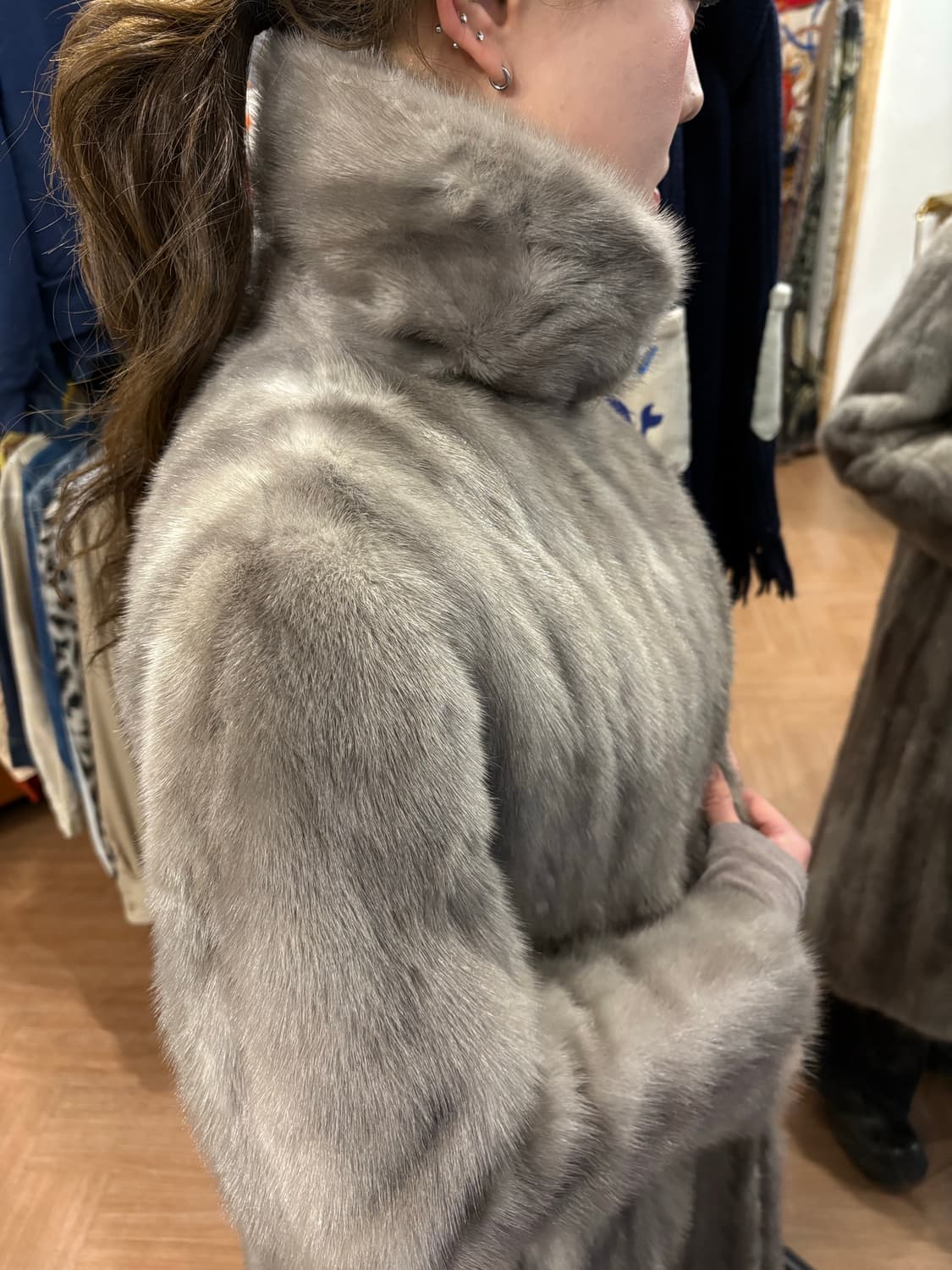 SAGA 밍크 퍼코트 상품이미지1