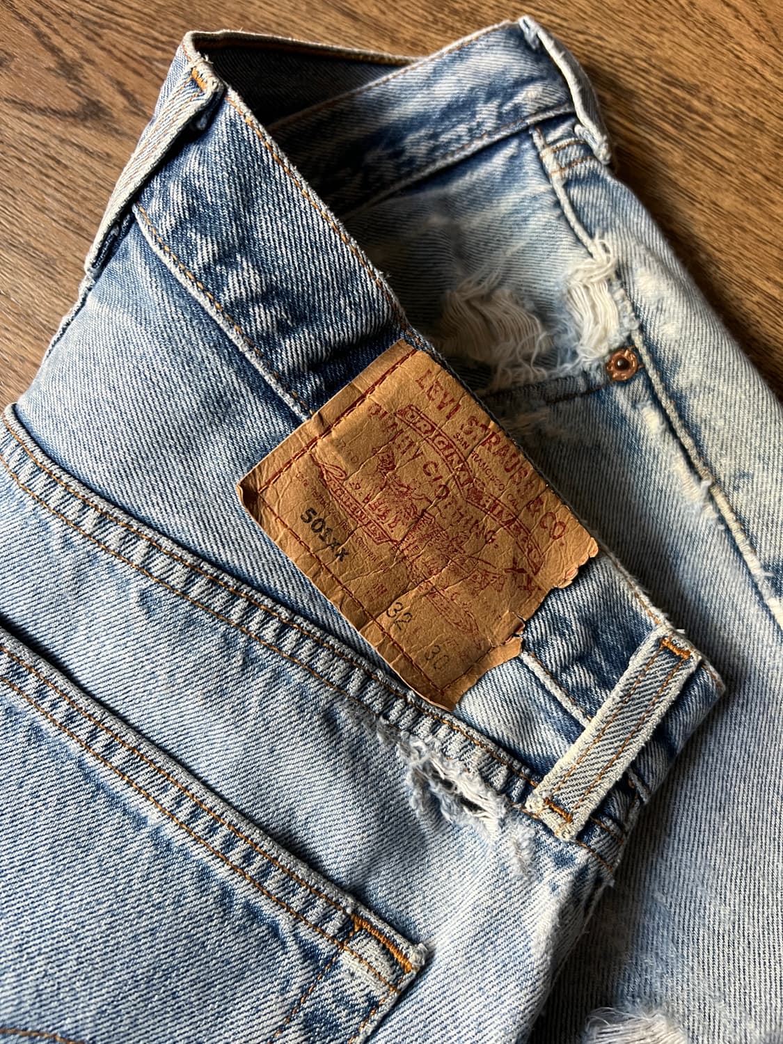 [30]90's 리바이스 501XX 빈티지 워싱 데님 팬츠 상품이미지7