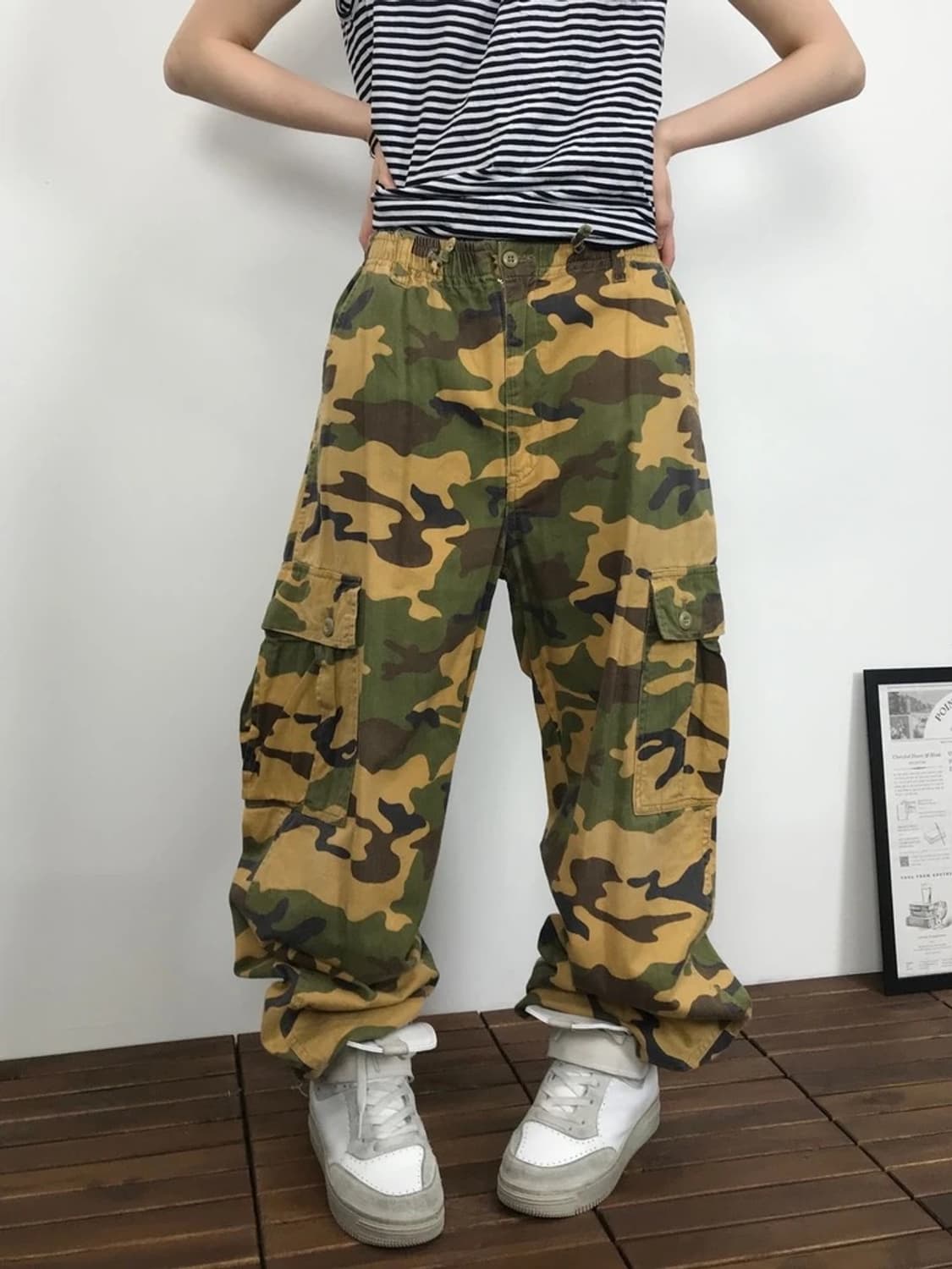 ALPHA Camo Cargo Jogger Pants 상품이미지1