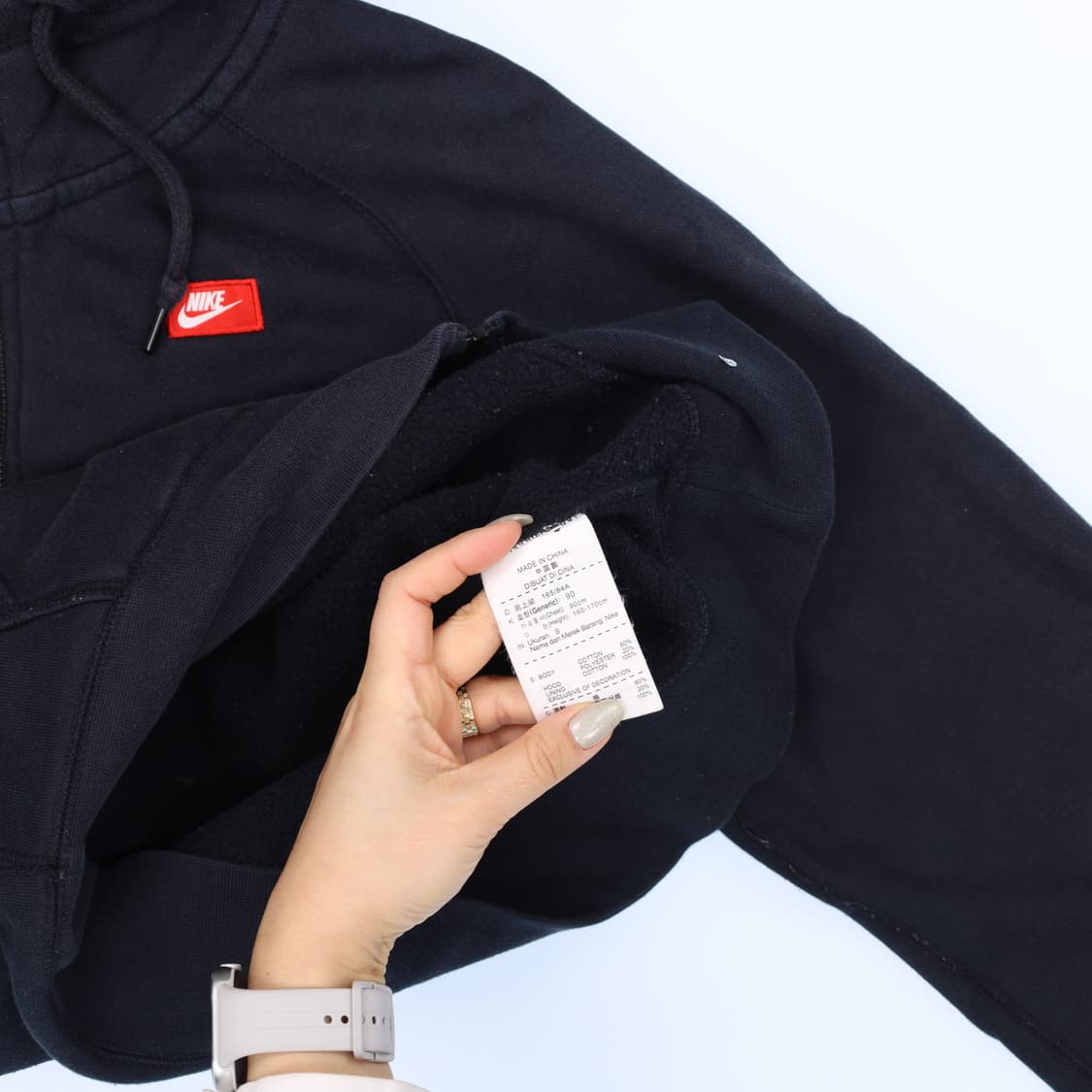 [S] 나이키 남성 기모 후드 집업 저지 자켓 0115J 상품이미지4