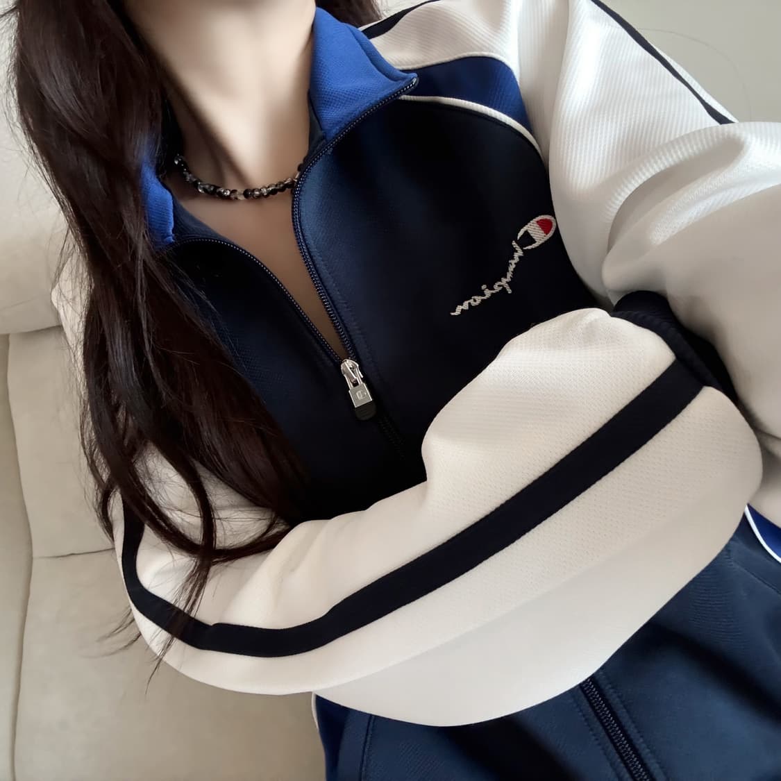 챔피온 네이비 화이트 나그랑 져지  상품이미지1