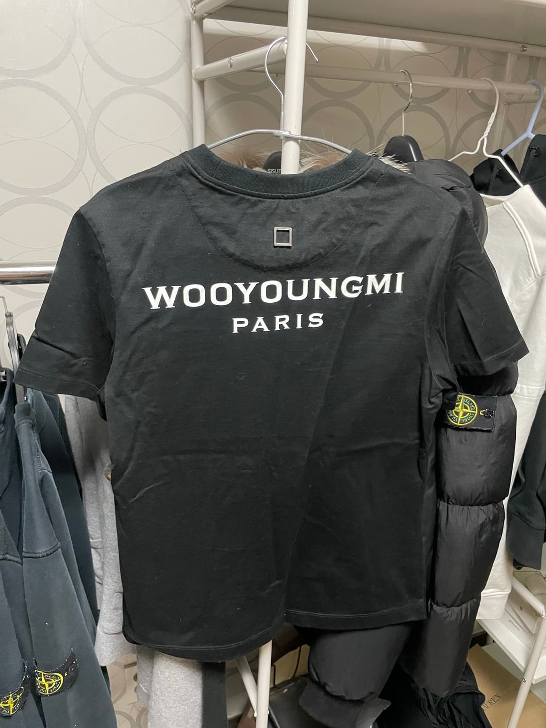 우영미 백로고 반팔 상품이미지1