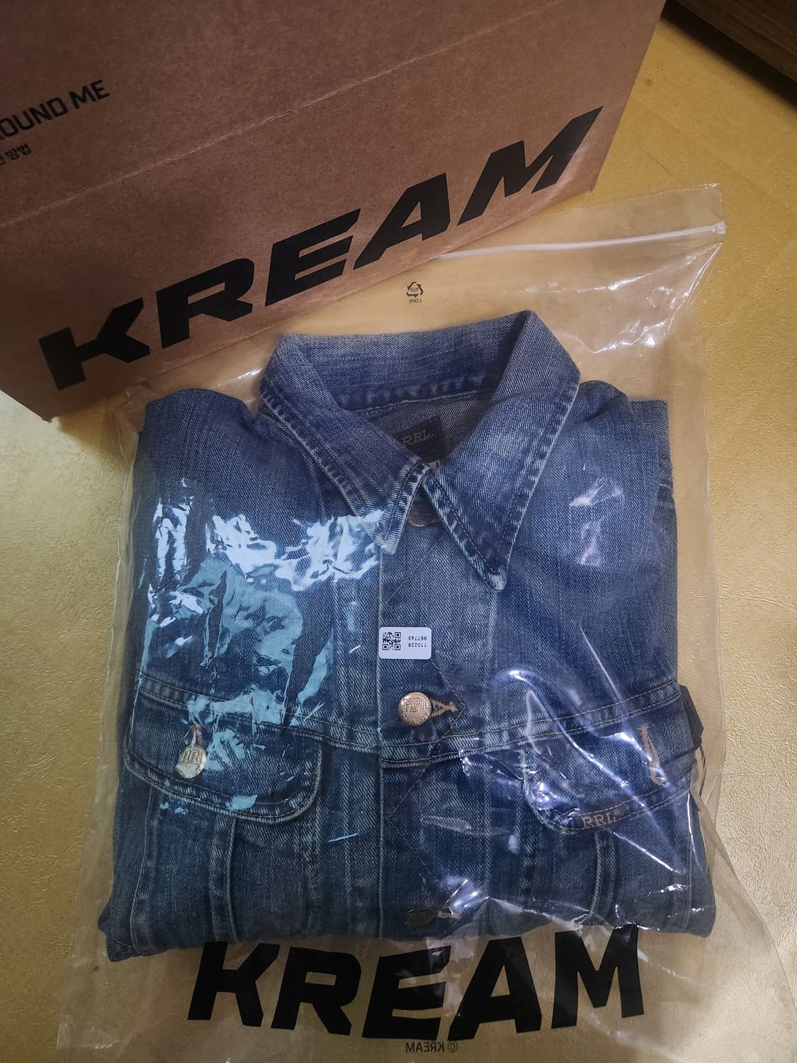 더블알엘 lot271 트러커 데님 자켓 M 상품이미지2