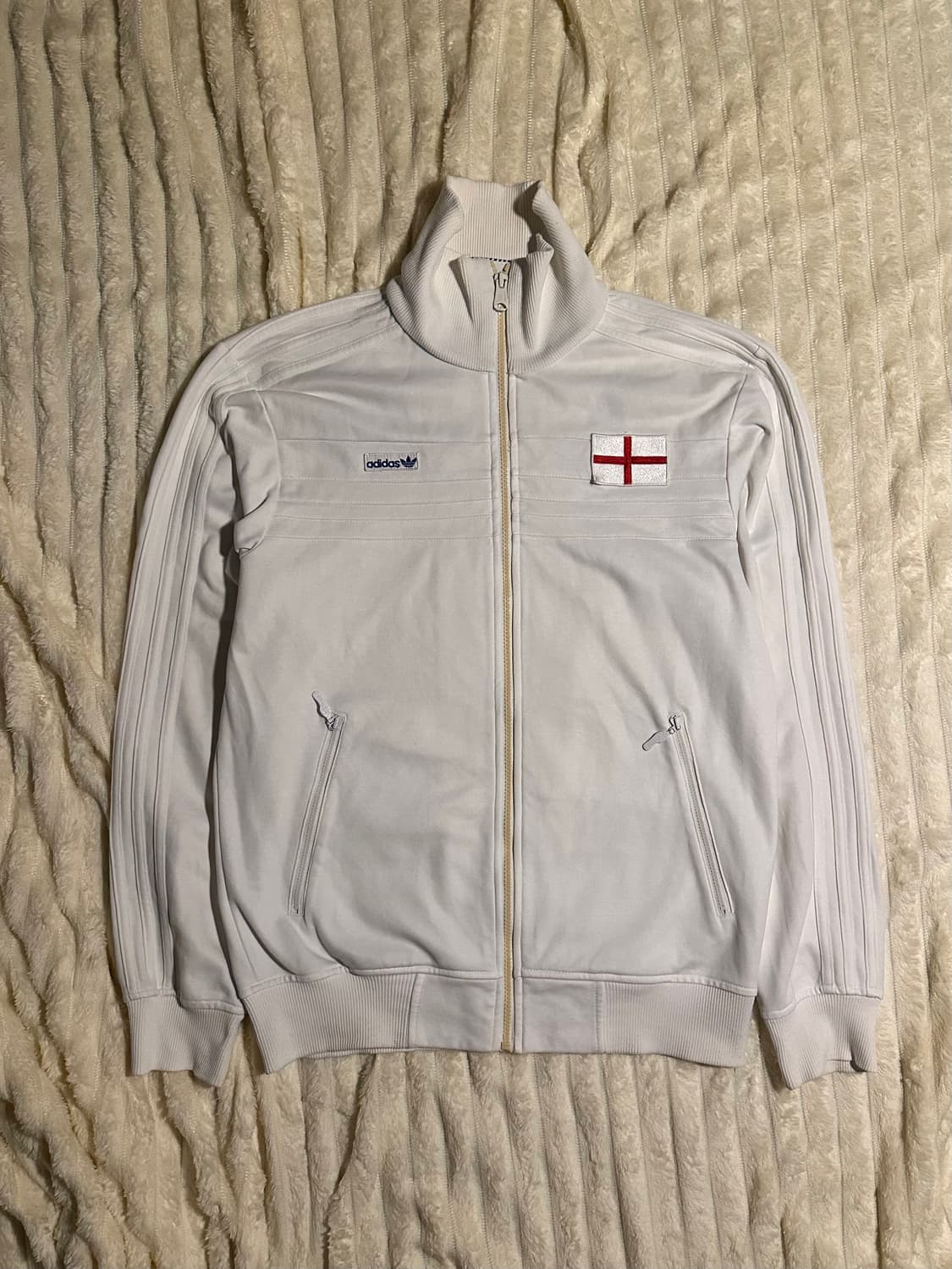 아디다스 져지 잉글랜드 흰흰 트랙탑 1988 상품이미지1