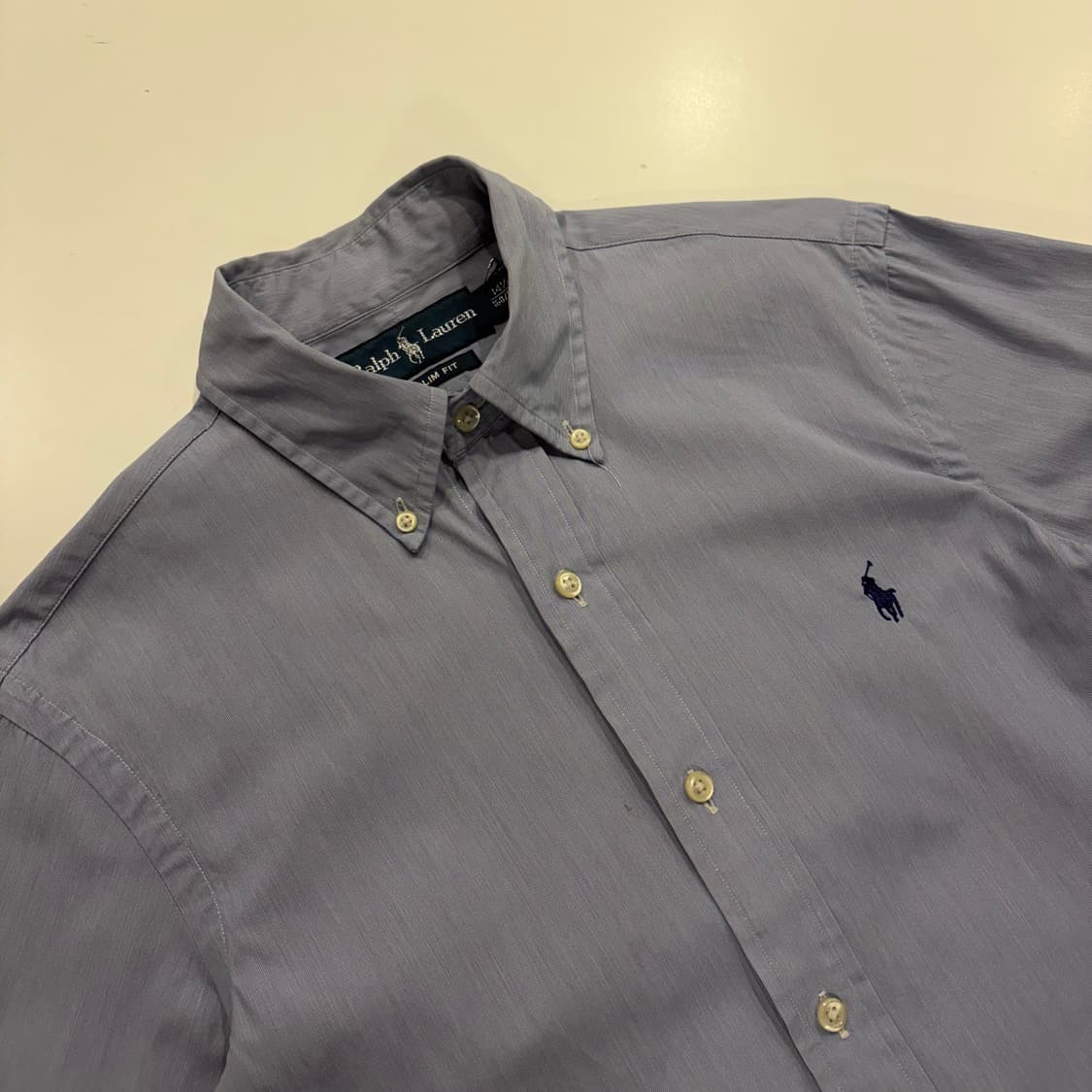 폴로 랄프로렌 슬림핏 셔츠 스카이 블루 C97 상품이미지3