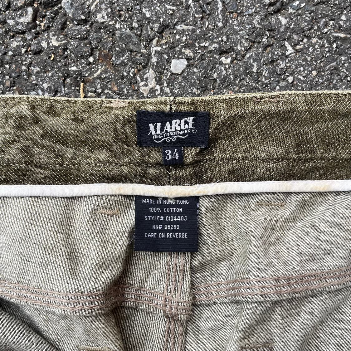 90s XLarge 엑스라지 5포켓 브라운 데님팬츠 상품이미지10