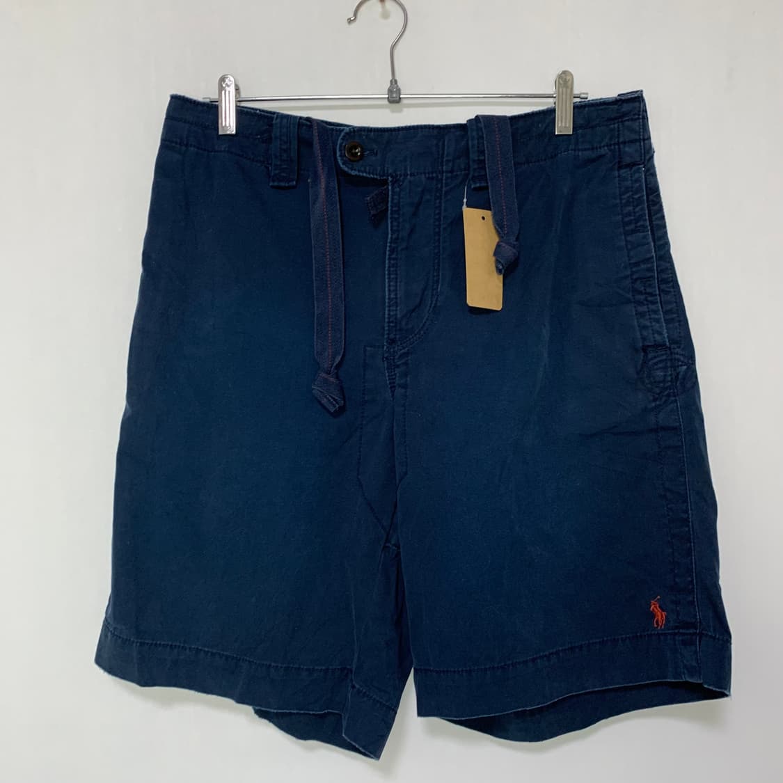 폴로 랄프로렌 로고 네이비 반바지 팬츠 33인치 빈티지 남성 상품이미지3