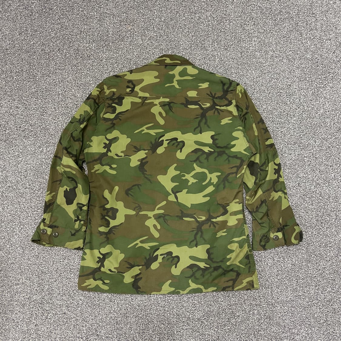 60s 오리지널 미군 ERDL 퍼티그 자켓 논-립스탑 M-R 상품이미지2