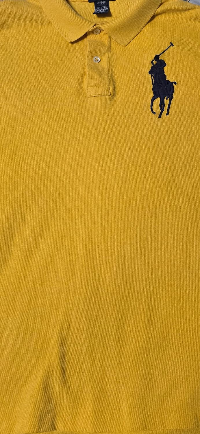 폴로 랄프로렌 빅포니 카라티 옐로우 66 상품이미지5