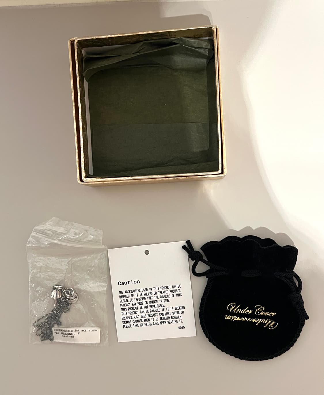 언더커버 미들핑거 목걸이 상품이미지7