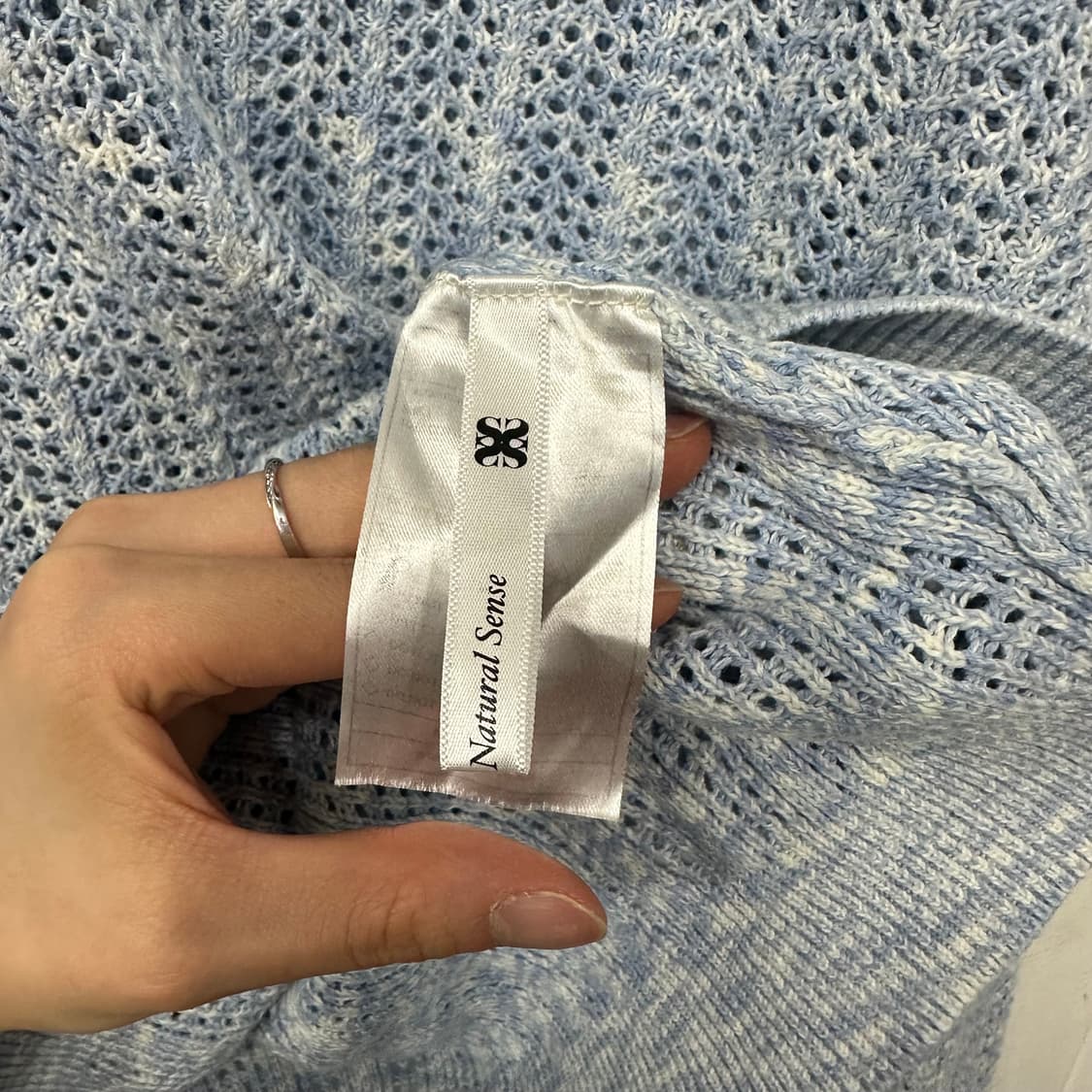 세터 이비자 네추럴 메시드 니트 상품이미지5
