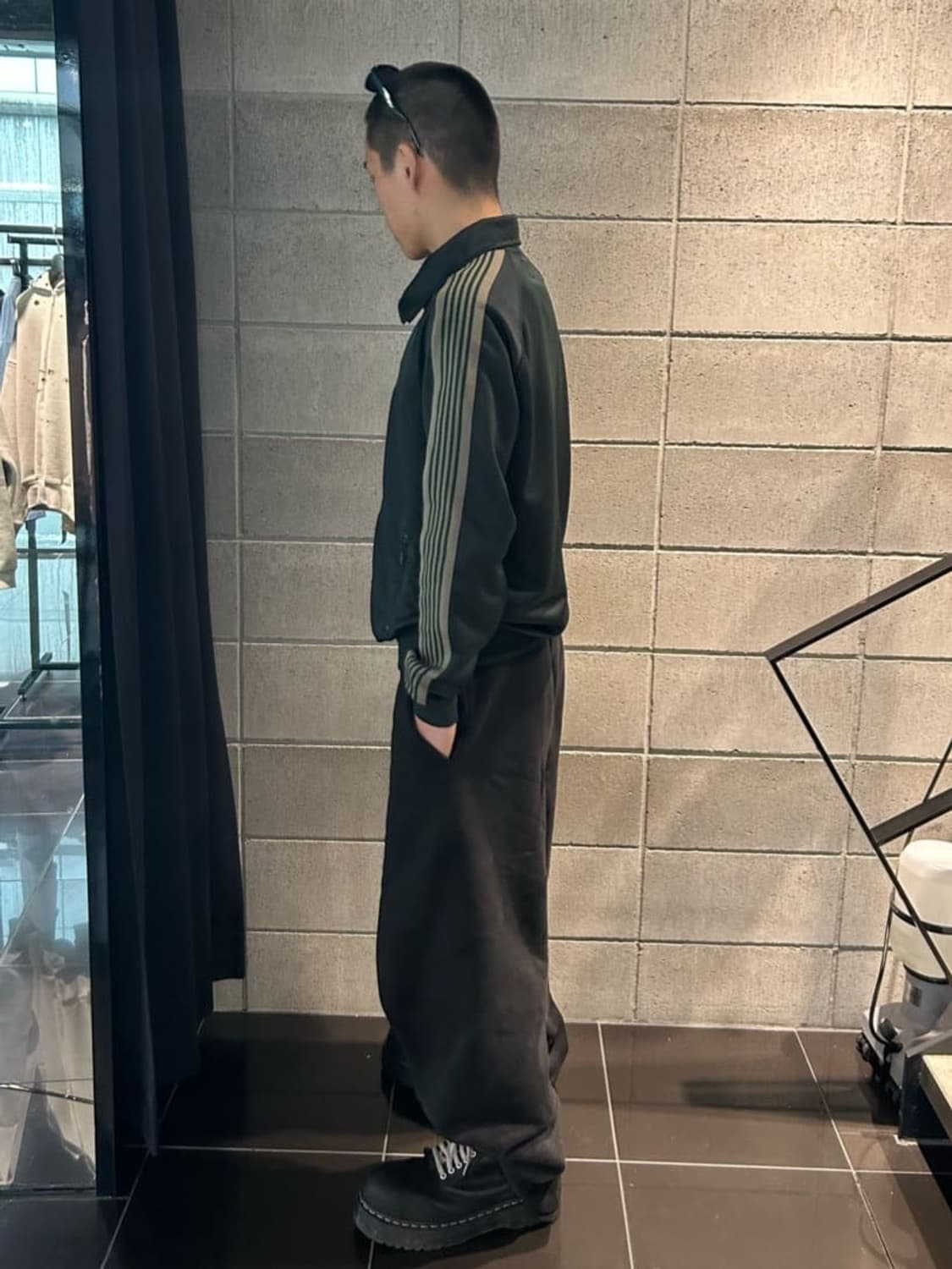 니들스 x LHP 폴리트랙자킷 다크그린 L 상품이미지10