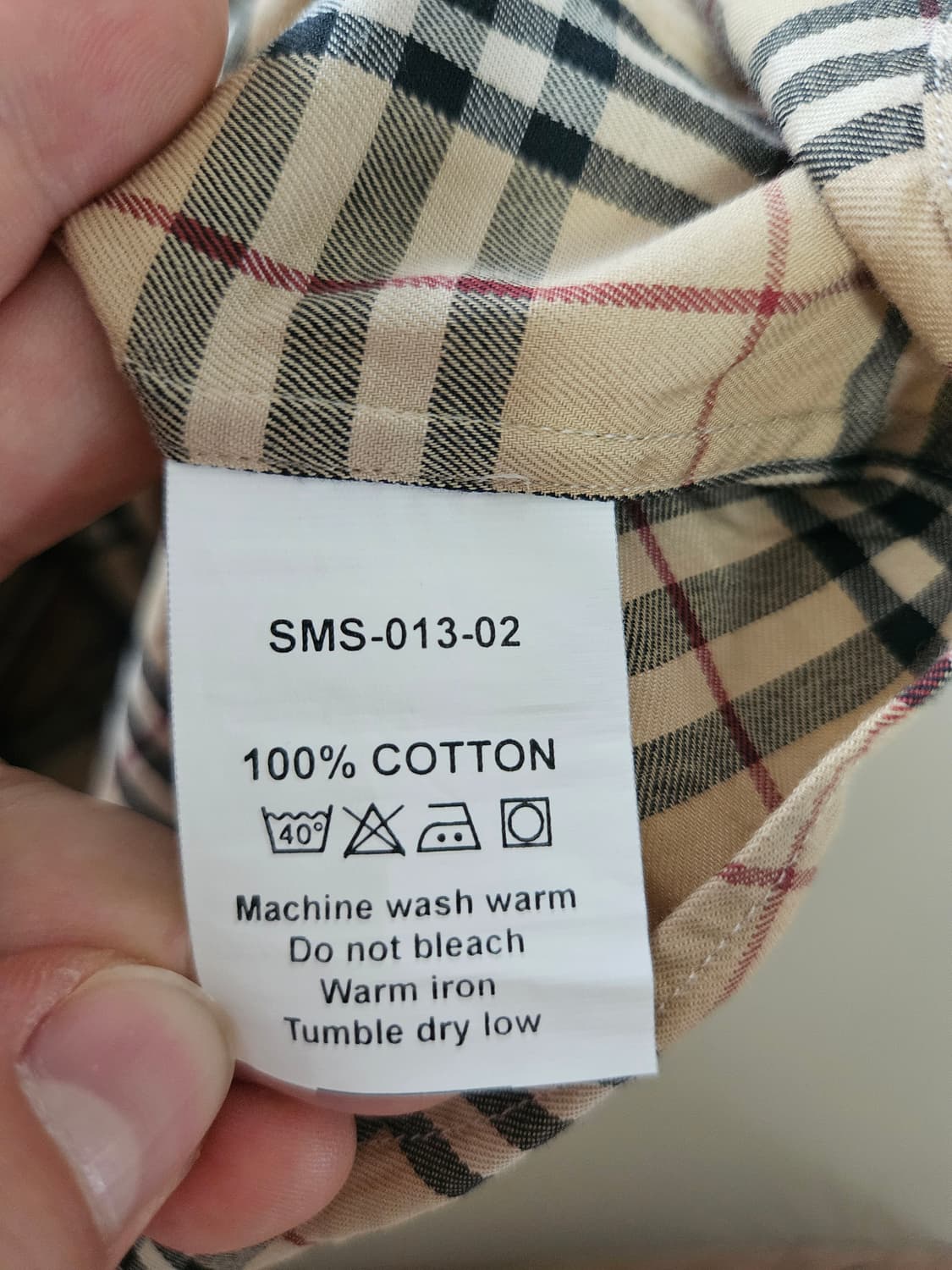 [L] 버버리 런던 노바체크 반팔 셔츠  상품이미지4