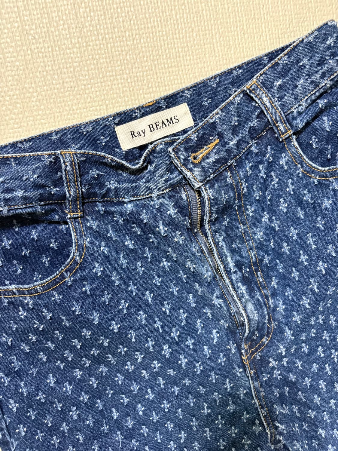 Ray beams 레이빔즈 스티치 데님팬츠 상품이미지3