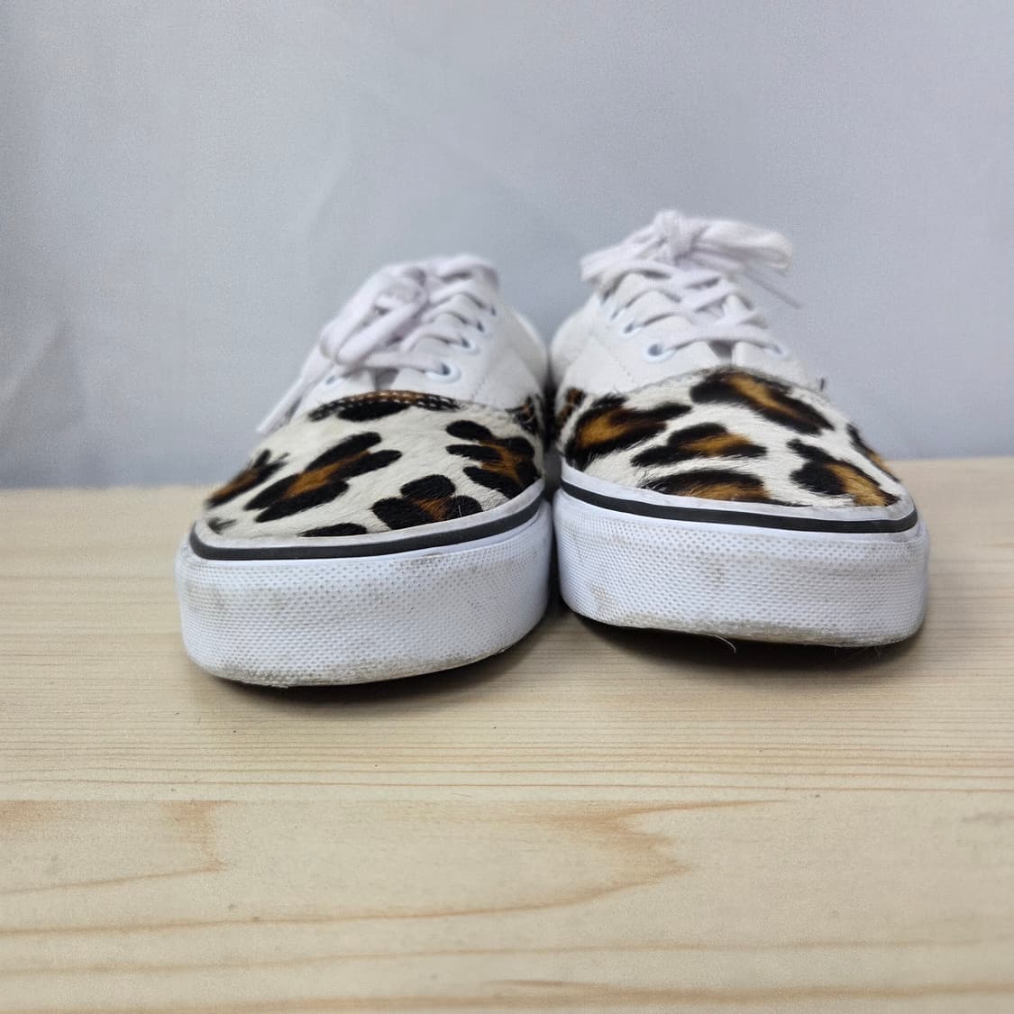 235 반스 에라 레오파드 송치가죽 트루 화이트 스니커즈 운동화 상품이미지5