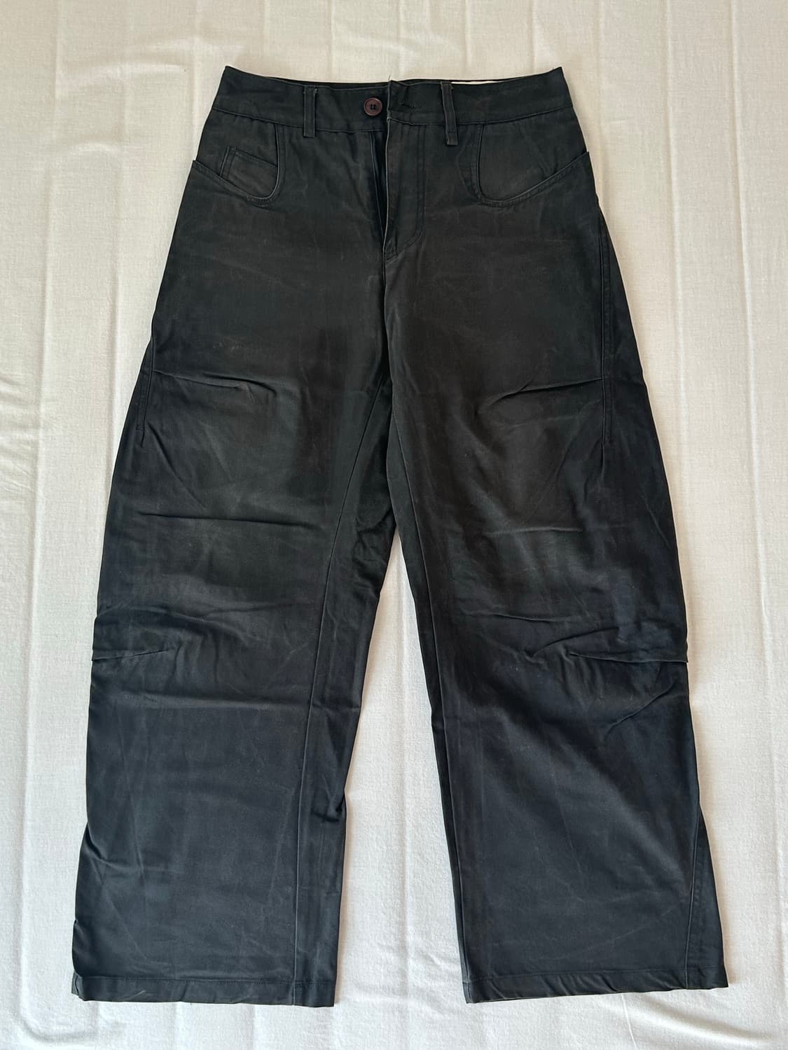 Yiyae 새들팬츠 차콜 상품이미지2