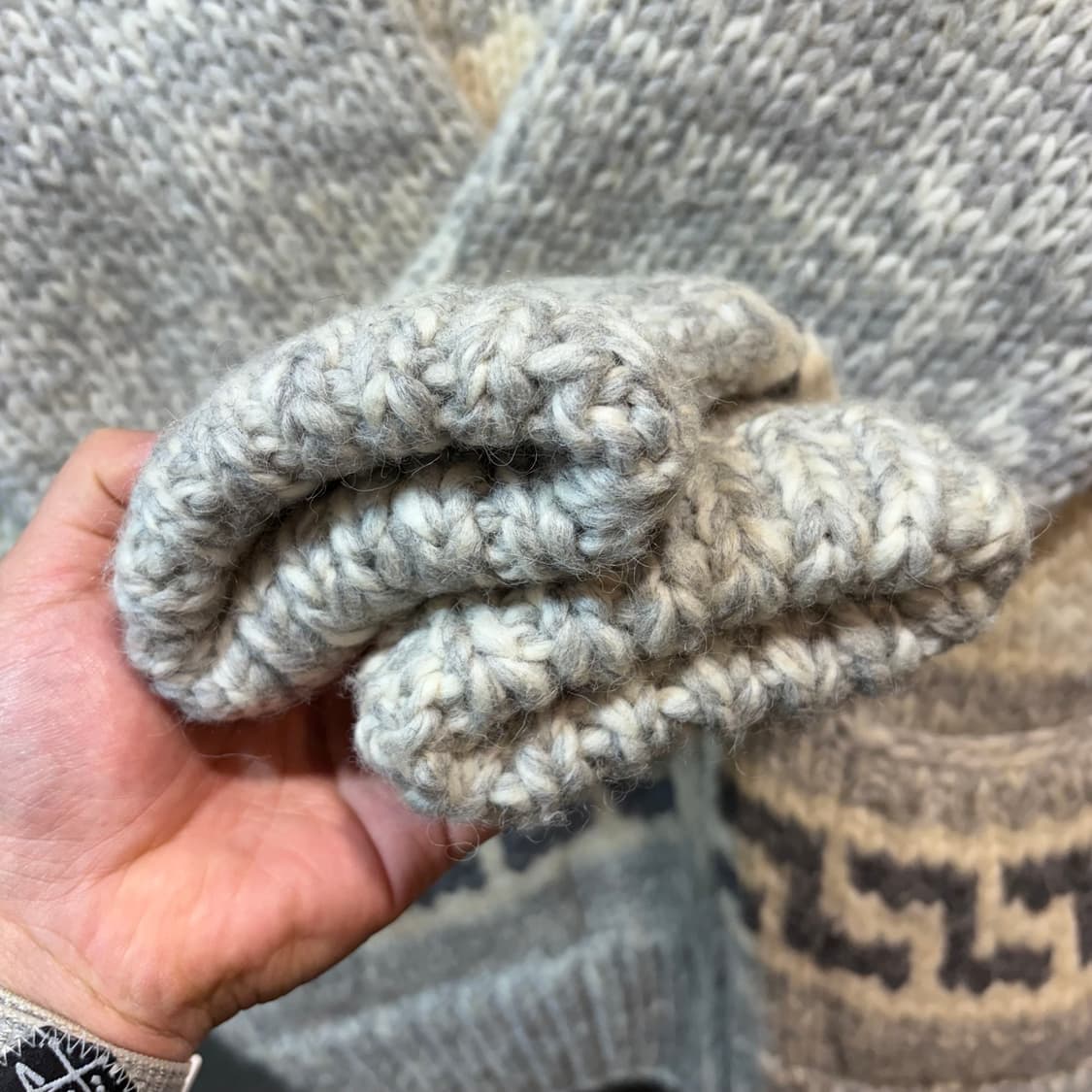 [XL] CANADA 빈티지 캐나다 코위찬 스웨터  상품이미지3