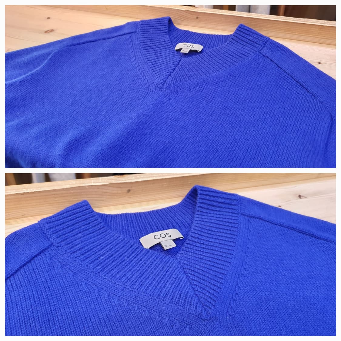 77/88.COS 브이넥 박스니트 상품이미지3