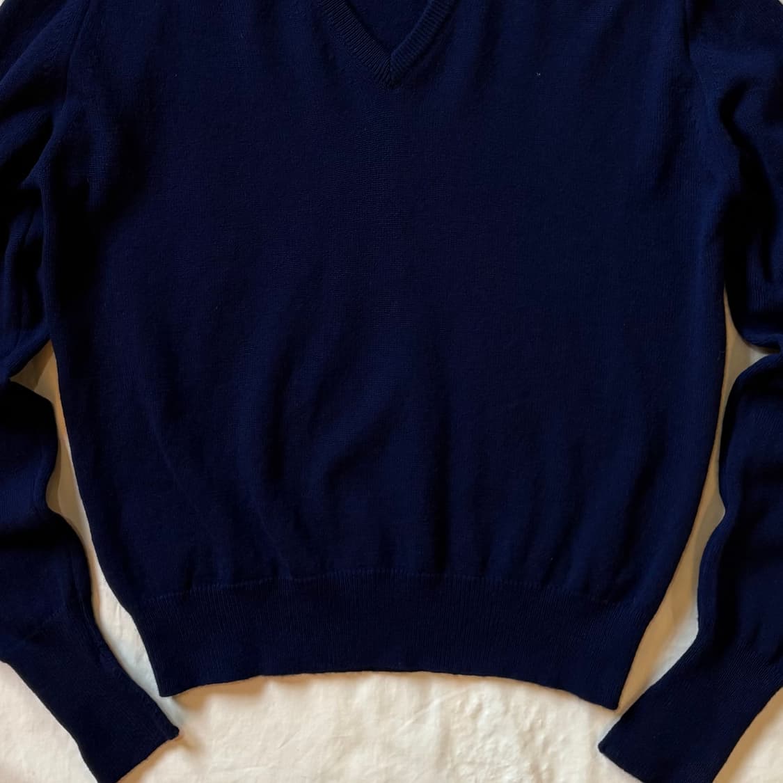 [102-105] 70s USA L.L.Bean 버진 램스울 브이넥 니트 상품이미지4