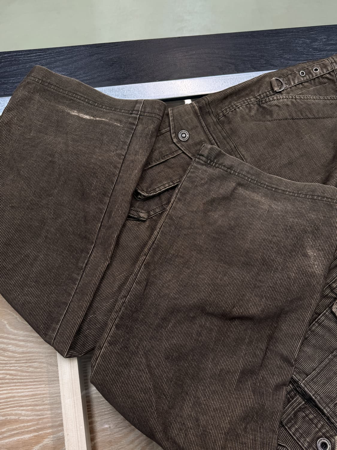 엠앤피 진스 y2k 코듀로이 카고 팬츠 상품이미지8