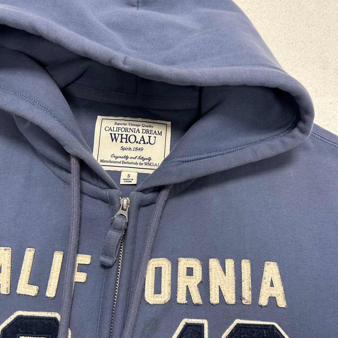 WhoAU Sky Two-Way Hoodie Zip-Up 상품이미지6