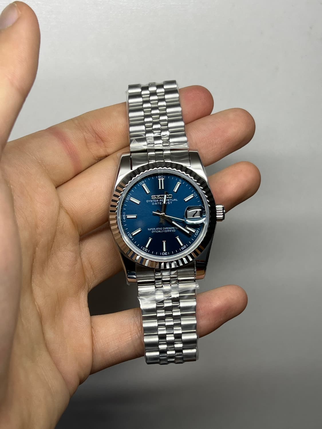 세이코 데이트저스트 청판 커스텀 상품이미지1