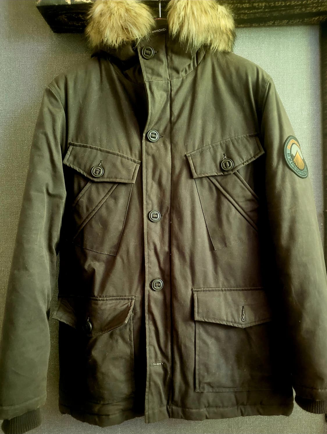 [미착용 새상품] *SUPERDRY  에베레스트 에디션 왁스 밀리터리자켓 상품이미지9