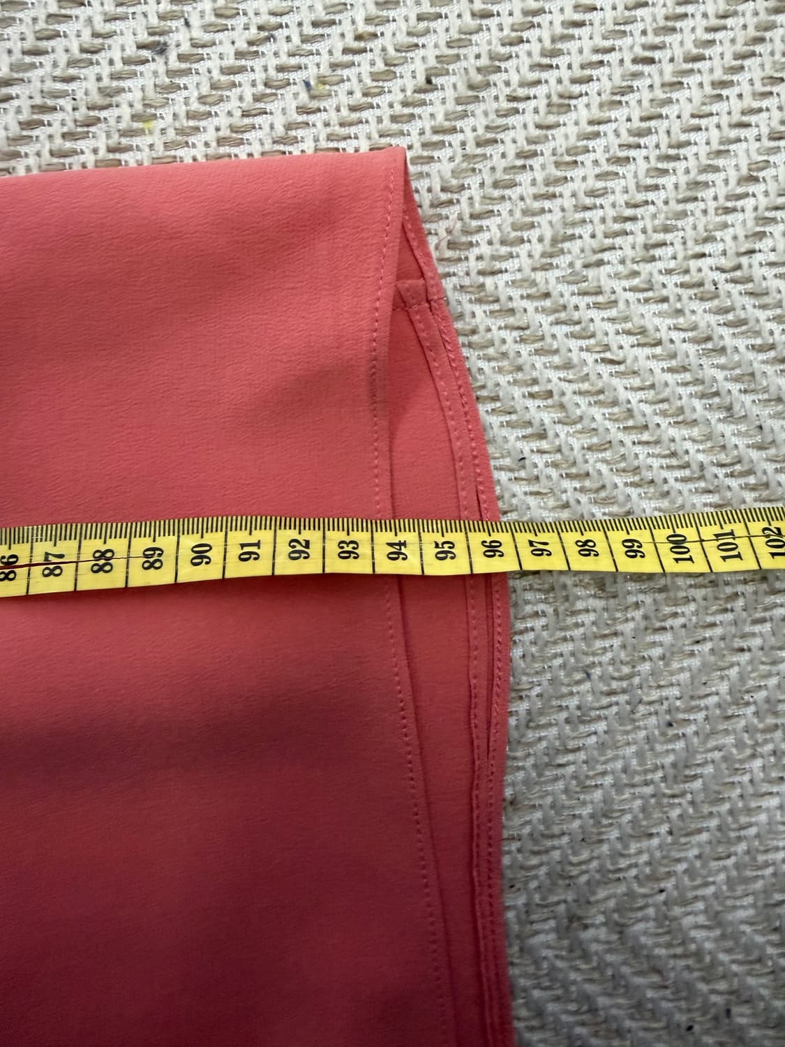 정품) 아스페시 여성 코랄 핑크 리본 원피스 36  상품이미지10