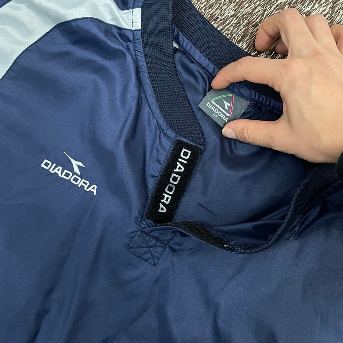 디아도라 DIADORA 올드스쿨 나일론 웜업 트레이닝 셋업 110 상품이미지3