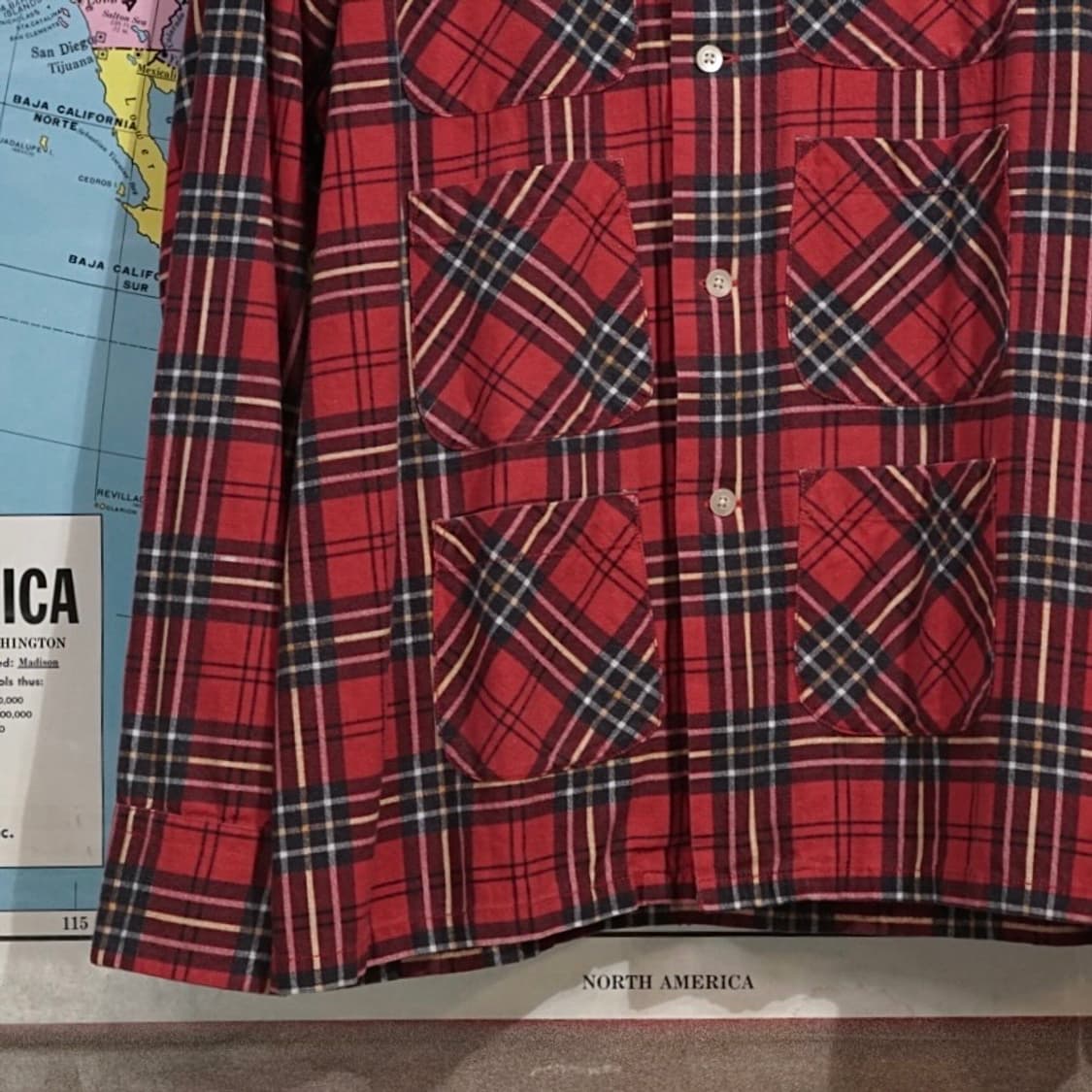 사우스2웨스트8 플란넬 포켓 셔츠 상품이미지3