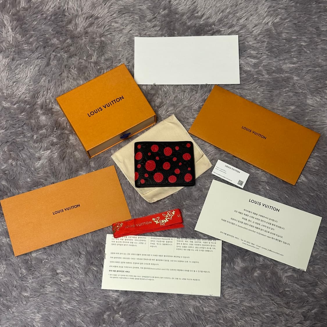 [풀구성] 루이비통 X 쿠사마아요이 이클립스 토뤼옹 슬렌더 월릿 반지갑  상품이미지8