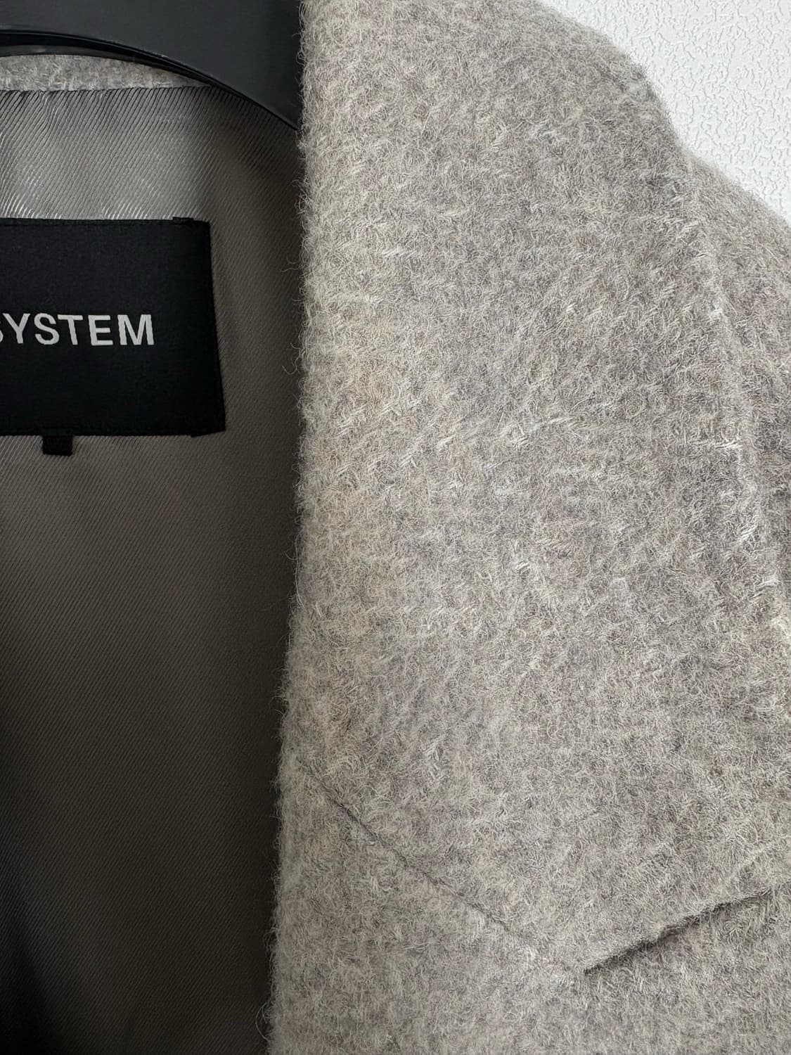 시스템 헤링본 코트 100 사이즈 상품이미지4