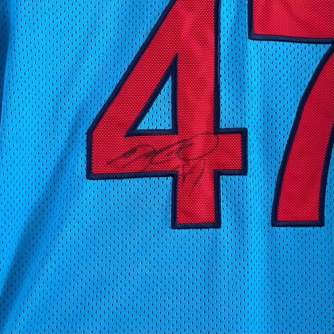 롯데 자이언츠 아디다스 강민호 싸인 올드 반팔 유니폼 상품이미지8