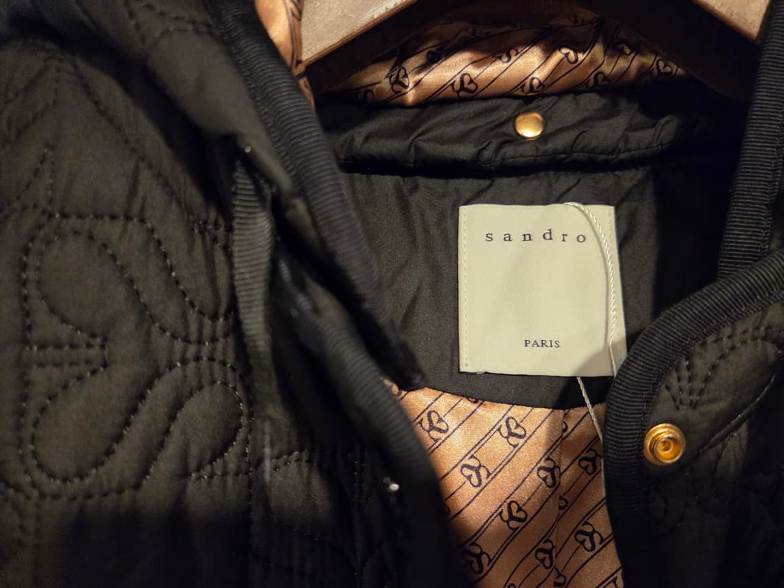 산드로 퀼팅코트 상품이미지5