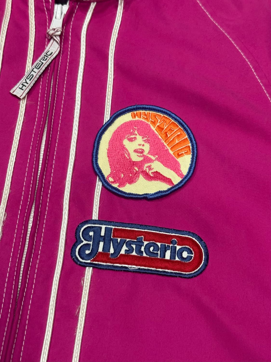 히스테릭 글래머 아카이브 히스걸 패치 후드 집업 자켓 상품이미지2