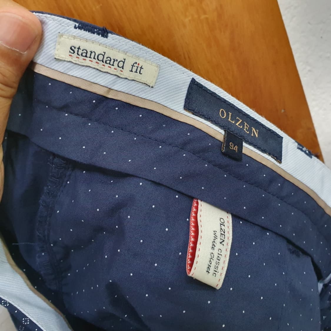 올젠 남자 정장 반바지(37) 상품이미지4