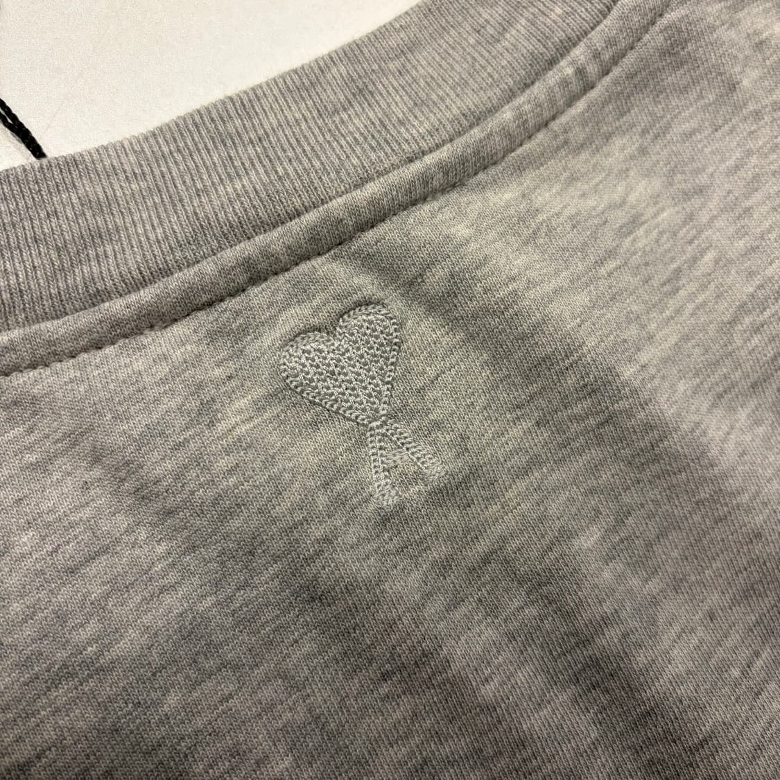 [S] 아미 알렉산드로 마티우시 스몰 로고 반팔 티셔츠 그레이 B315 상품이미지10