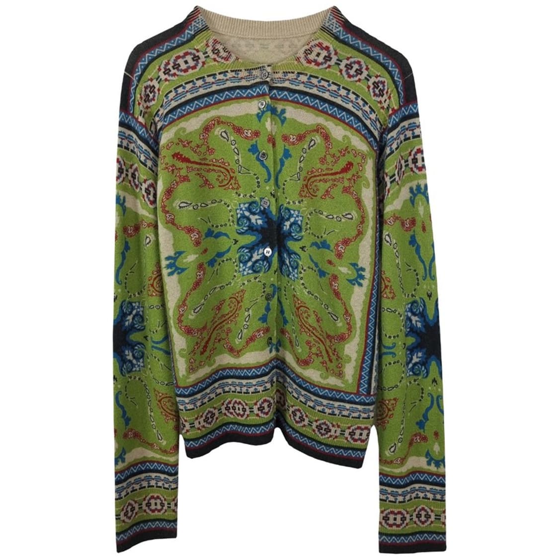 [빈티지] 에스닉 패턴 니트 가디건 M19114 상품이미지2