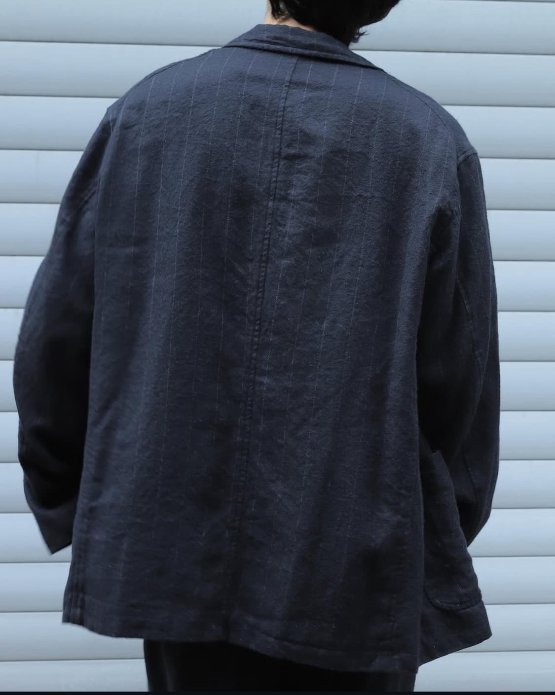 코모리 캐시미어 스트라이프 자켓 상품이미지6