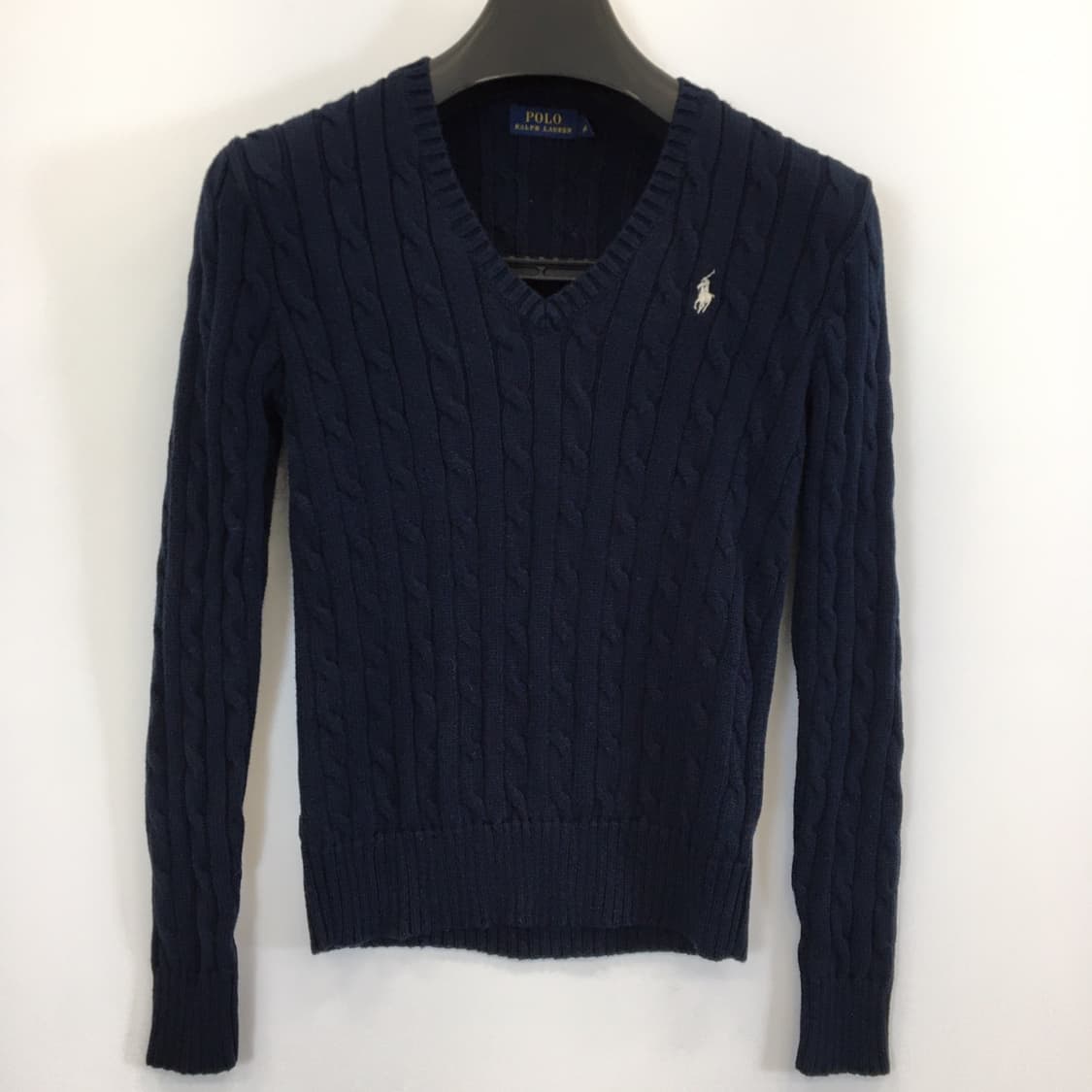 폴로 랄프로렌 상위라인 화이트포니 케이블니트 S  상품이미지1