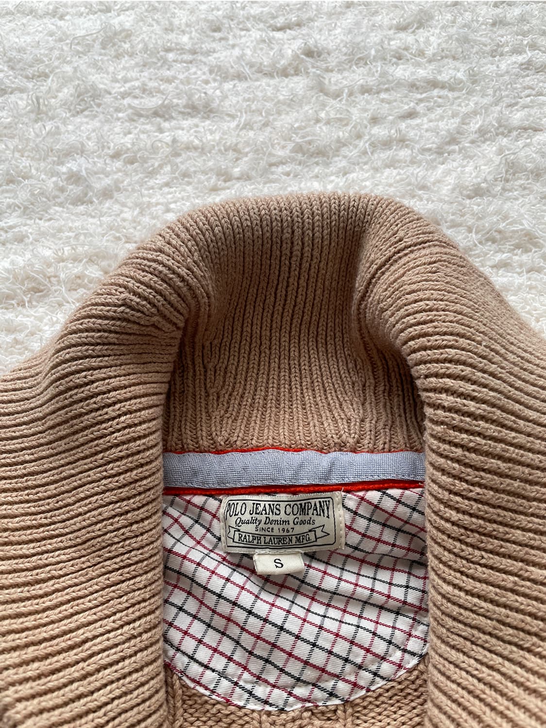 폴로진스 숄카라 우먼스 케이블 가디건 상품이미지6