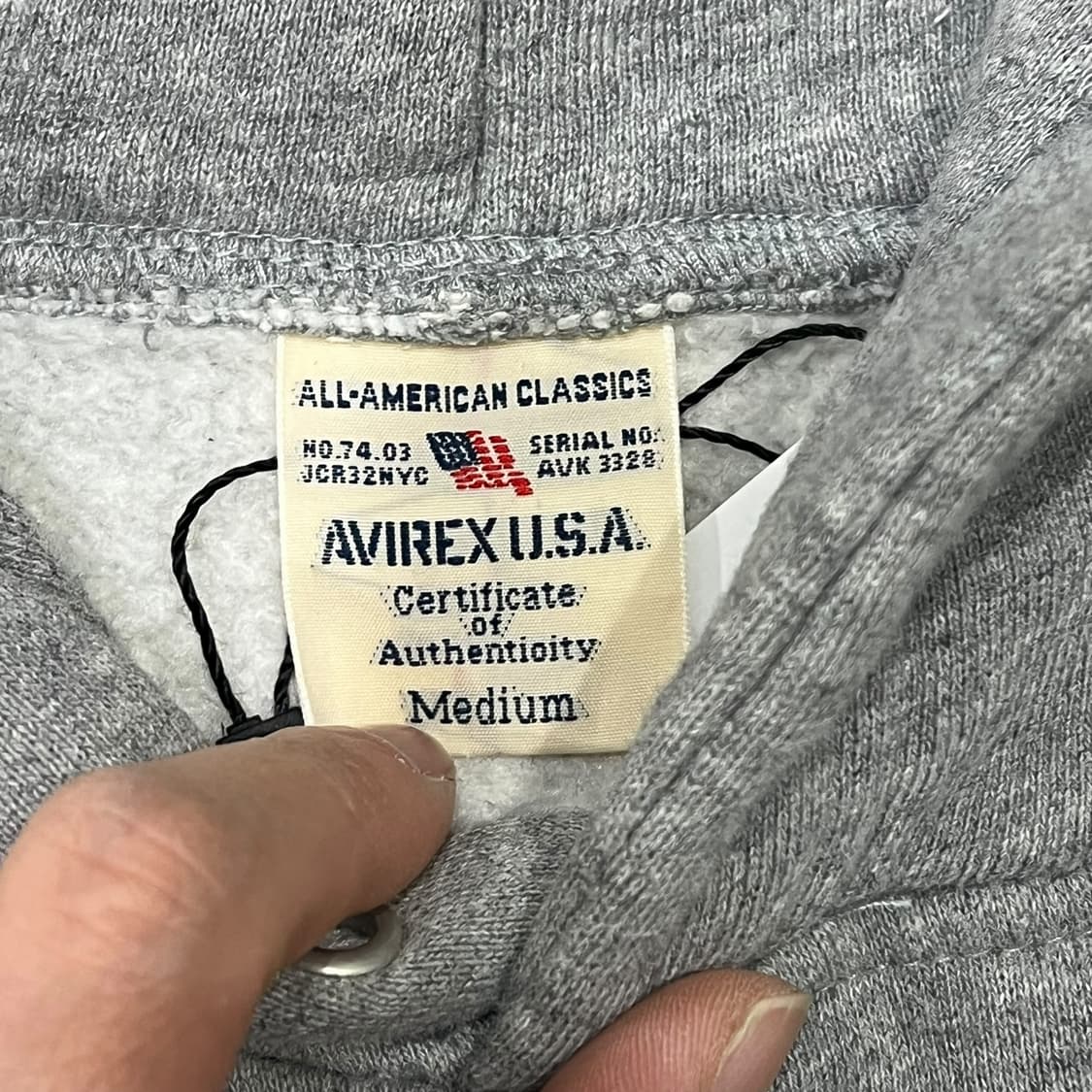 아비렉스 usa 프린팅 후드티 s06998 상품이미지7