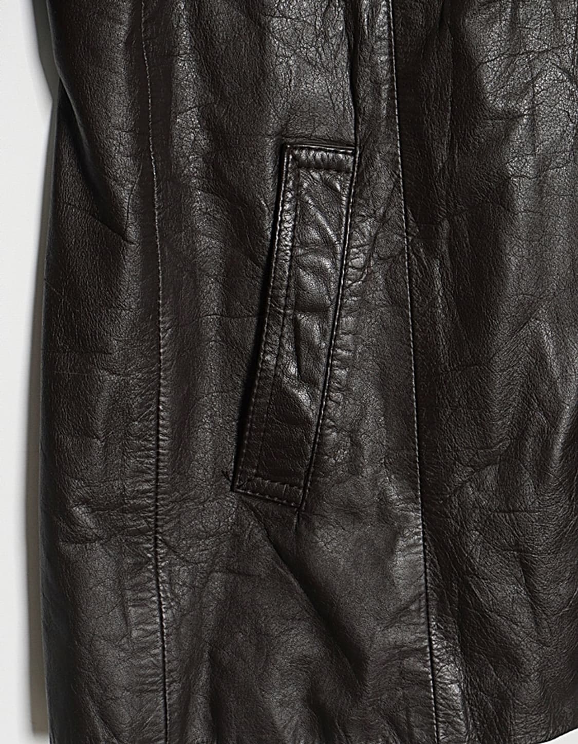 Leather De Paris Half Coat 상품이미지5