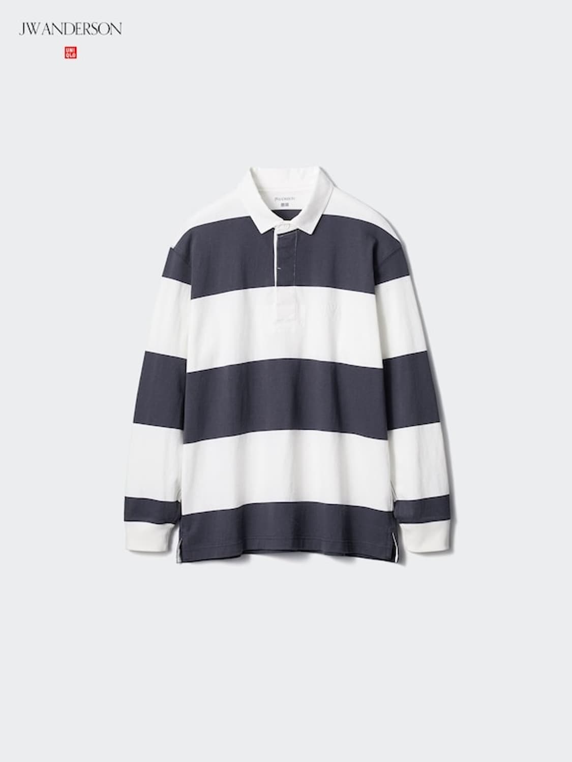 [XL] 오버사이즈러거스트라이프폴로셔츠 상품이미지1