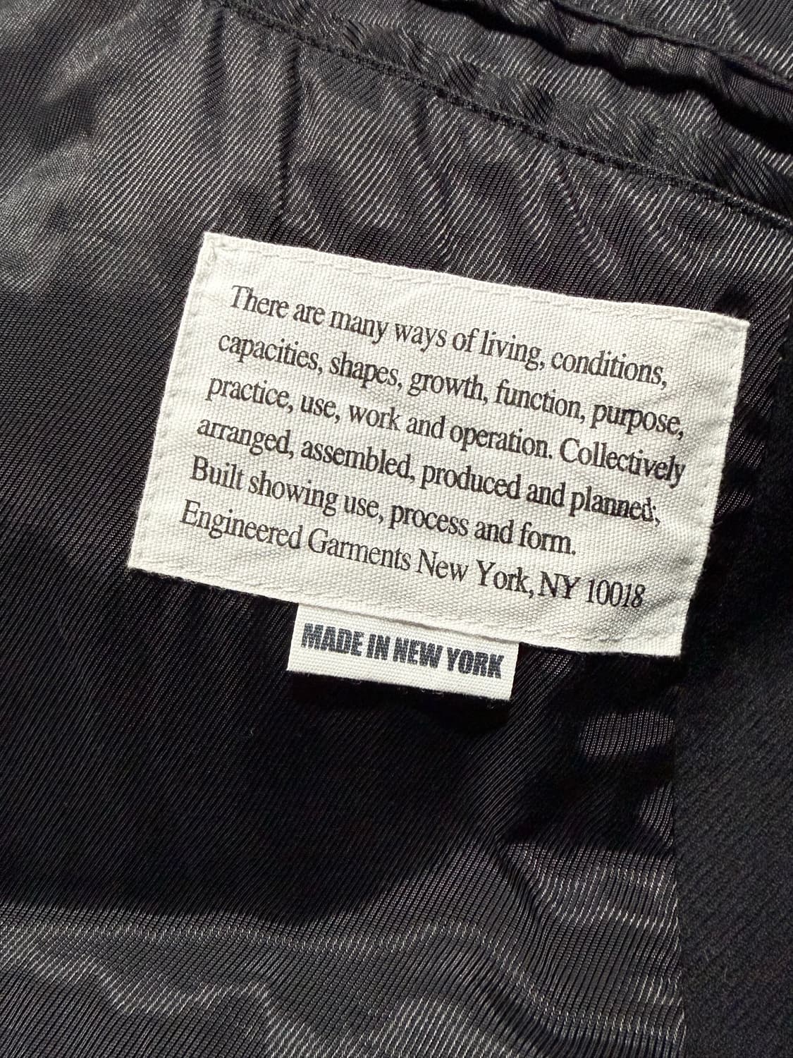 Engineered Garments 엔지니어드 가먼츠 울 패턴 블레이저 상품이미지5