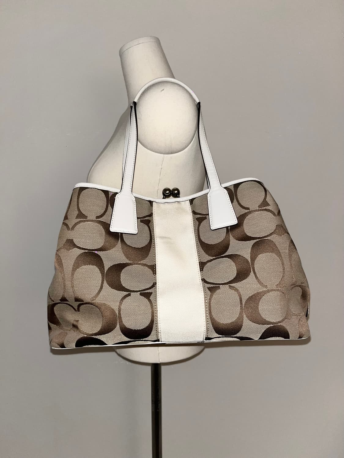  90ss Coach Beige Shoulder bag 상품이미지5