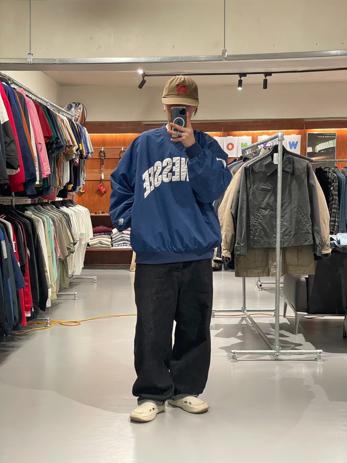 빈티지 바람막이 웜업 상품이미지2